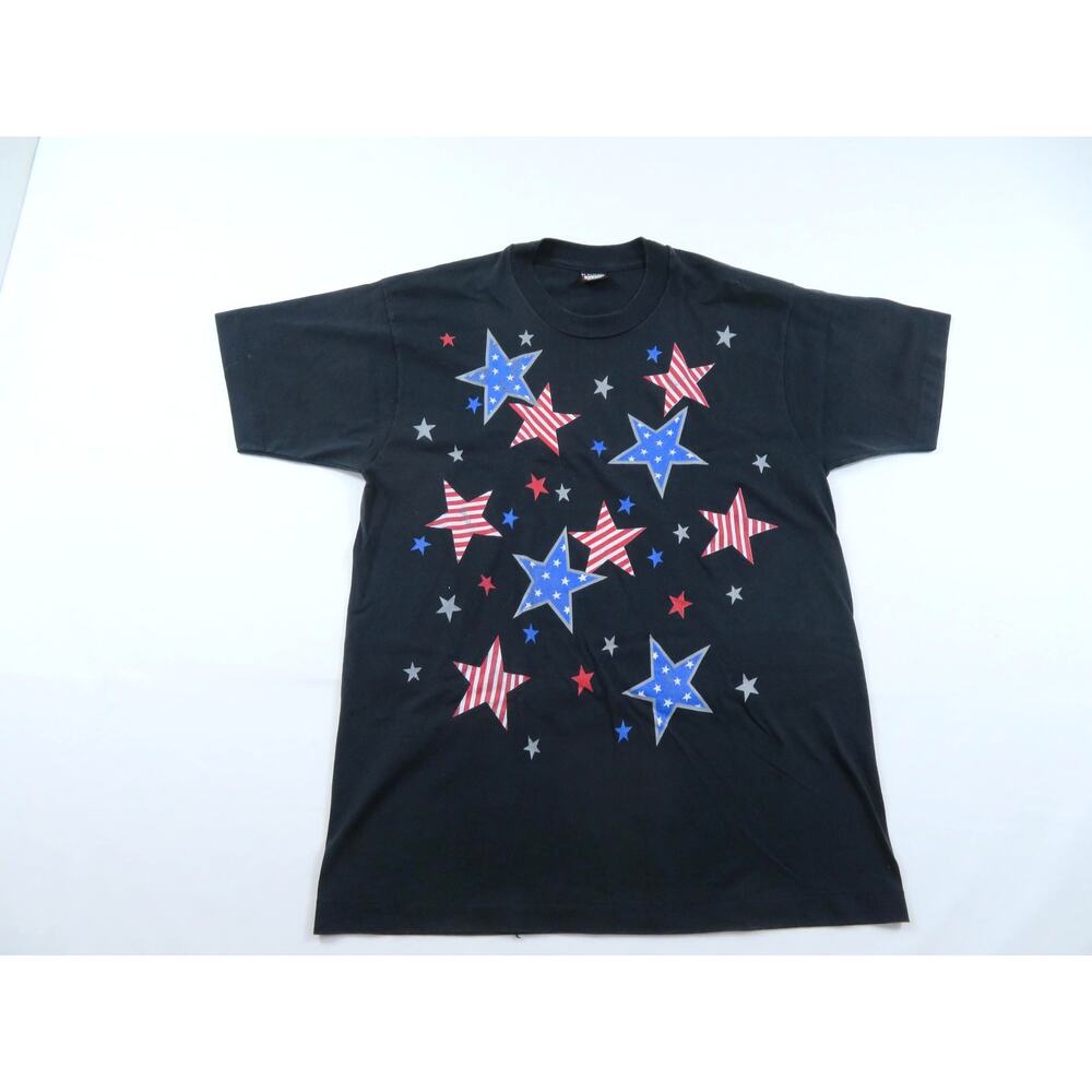 Stars and Stripes Graphic T-shirt, Red White Blue, 4th of July 1990s